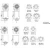Реле JQX-10F-3C 24VDC 10A 3 контактни групи 250V