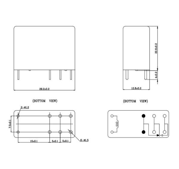 10055-D Реле NRP14-C24DH 24VDC 16A 1 контактна група 240V