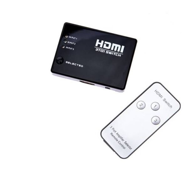 10508-B Суич, сплитер, удължител, HDMI, Full HD 1080p, 3входа, 1изход