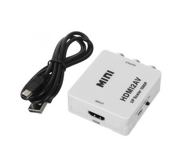 Конвертор, преобразувател вход HDMI(ж) изход 3xRCA(ж)