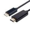 Кабел за телефон към телевизор, компютър, HDMI(м), TYPE-C(м), ULTRA HD 4K, 5m