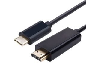 Кабел за телефон към телевизор, компютър, HDMI(м), TYPE-C(м), ULTRA HD 4K, 5m