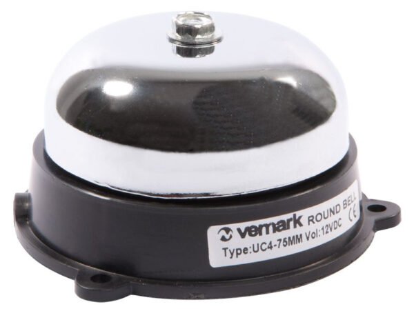 11056-A Алармен звънец UC4-75, механичен, сив, 220VAC, Ф75mm