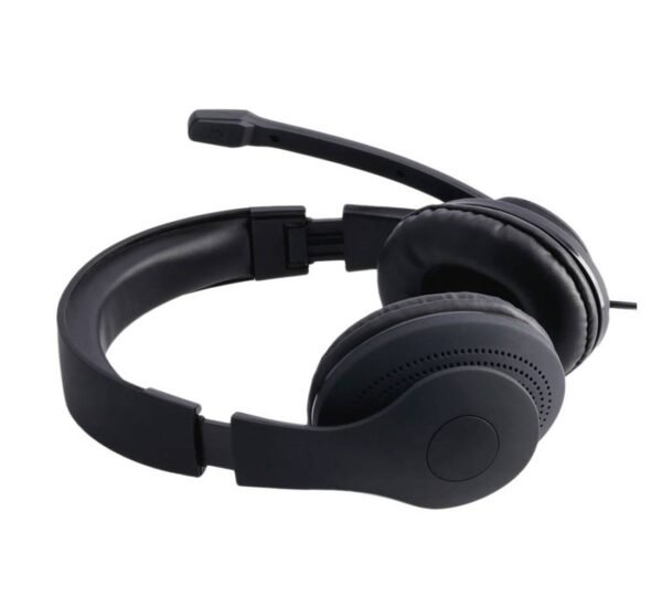 Слушалки HS-P200, кожени, големи, стерео, с микрофон, 105dB