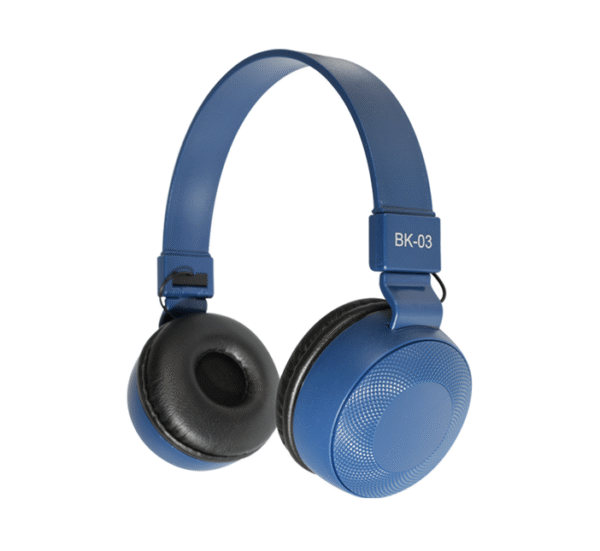 Слушалки BK-03, стерео, кожени, с микрофон, 105dB