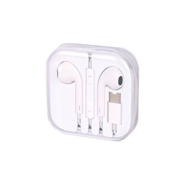 11431-B Слушалки тапи с микрофон YOURZ и кабел TYPE-C стерео 124dB