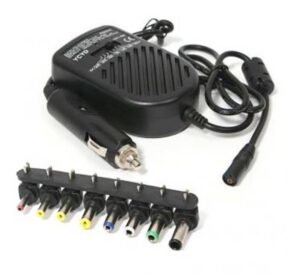 Универсално захранване лаптоп, за автомобил, комбинирано, от 15VDC до 24 VDC, 80W