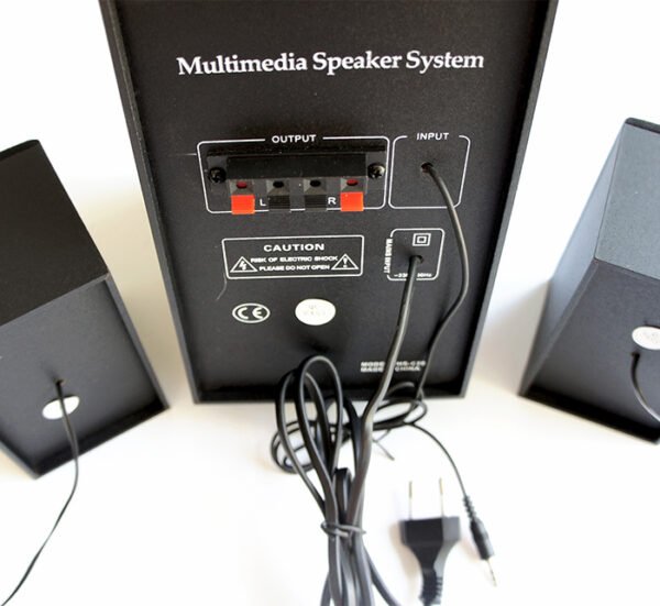 Компютърни тонколонки THS-C205 с буфер черни 1x3W+2x2W