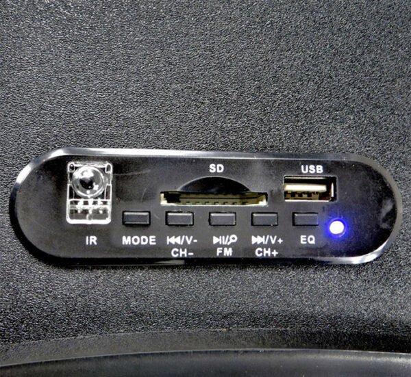 Компютърни тонколонки THS-C287U с буфер и регулиране на баса с дистанционно черни 1x15W+2x5W