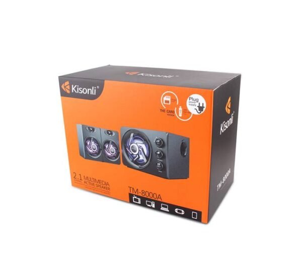 Компютърни тонколонки TM-8000A с блутуут и буфер 1x5W+2x3W