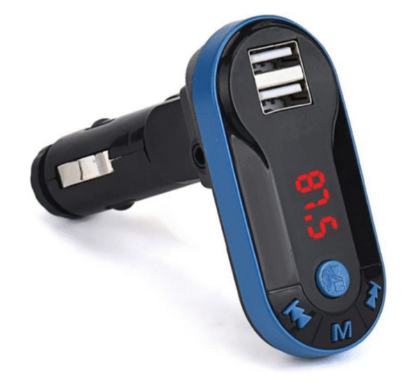 Автомобилен трансмитер, блутуут, 12V-24V, вход за 2xUSB, MC