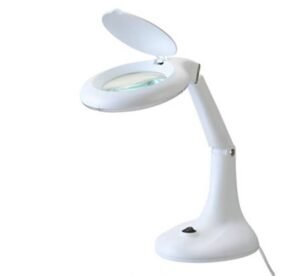 Лупа настолна ZD-137, LED лампа, подсветка, 3x, 12x, 3W, 220VAC