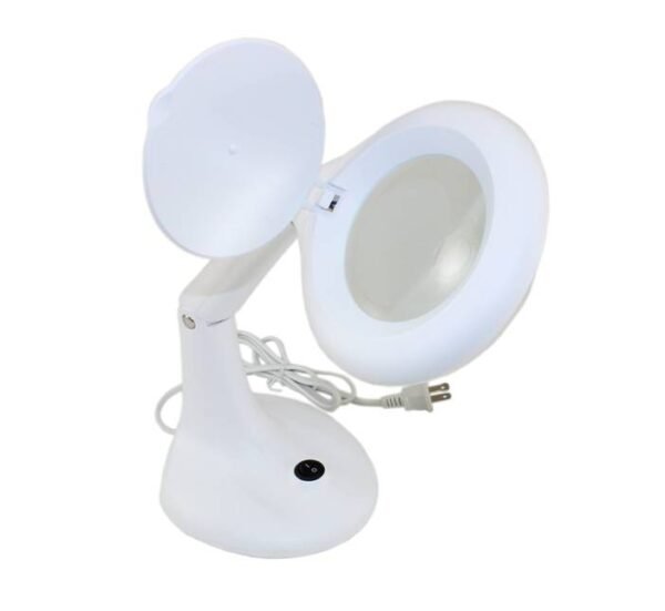 18321-C Лупа настолна ZD-137, LED лампа, подсветка, 3x, 12x, 3W, 220VAC