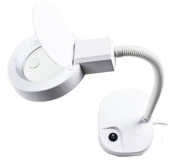 18324-A Лупа настолна ZD-122 с LED лампа/подсветка 3x/8x 220V