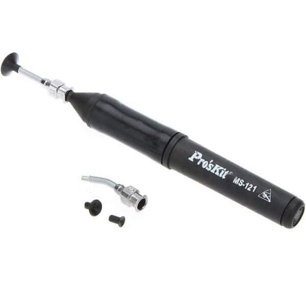 Вакуум помпа MS-121, пинсета, разпояване, SMD елементи