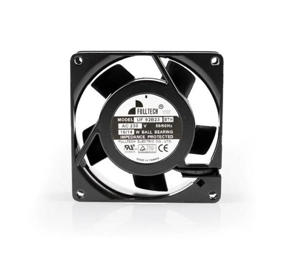 19876-A Вентилатор FullTech, метален, аксиален, лагер, 220V, 2P, 0,08A, 92х92х25mm, 55.8m3/h