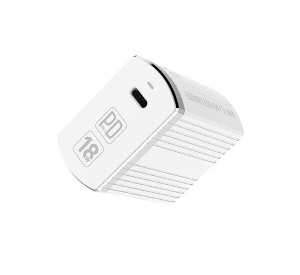 Мрежово зарядно с бързо зареждане LDNIO за мобилен телефон с кабел TYPE-C 5V 3A