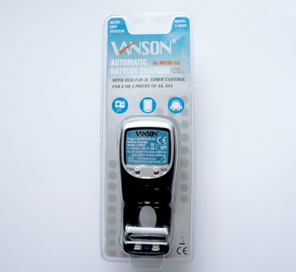 Мрежово зарядно V-6833 за акумулаторни батерии AA (R06) / AAA (R03)