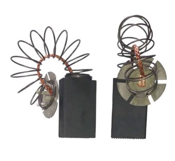 Българска въглено-графитна четка, изключваща, пружина, накрайник профил, 8x16x28,5mm