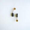 Въглено-графитна четка с пружина и накрайник профил 6,2x9,3x17,5mm