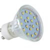 Лампа LED SNBOT, клас F, луничка, JDR, цокъл Gu10, 220VAC, 5W, 18SMD, 6500K