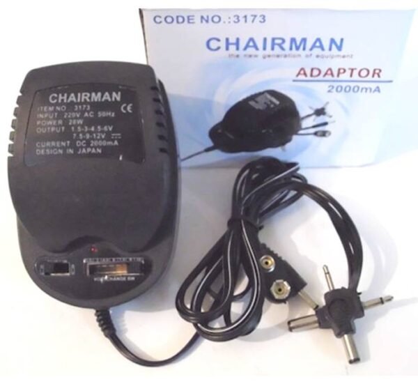 23293-A Мрежов адаптер 3173, нестабилизиран, комбиниран, 12V/9V/7,5V/6V/4,5V/3V/1,5V, 2A, 24W