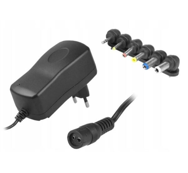 Мрежов адаптер LXG288, стабилизиран, комбиниран, от 3VDC до 12VDC, 2,5A, 30W