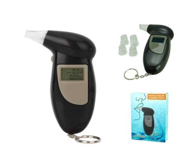 24999-C Тестер за алкохол в кръвта, дрегер, LCD дисплей, накрайници, 2xAAA