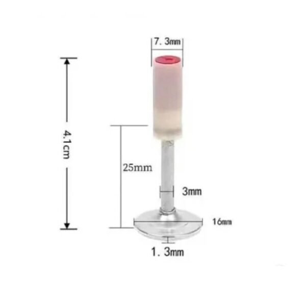 Пирони за пистолет, малки, заряд, прави, Ф7,3x25mm, кутия 200бр.
