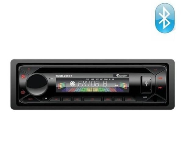 Автомобилен радио MP3 плеър с падащ панел TSUB-209BT, AUX, FM, SD, USB, BLT, 4x35W, 12V