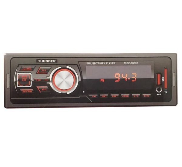 Автомобилен радио MP3 плеър TSUB-008BT, AUX, FM, SD, USB, BLT 4x40W 12V