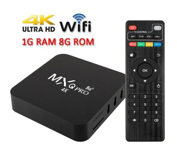 TV ANDROID HOME BOX, MXQ PRO 5G, 4K, HD
