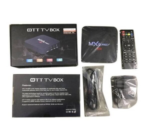 TV ANDROID HOME BOX, MXQ PRO 5G, 4K, HD