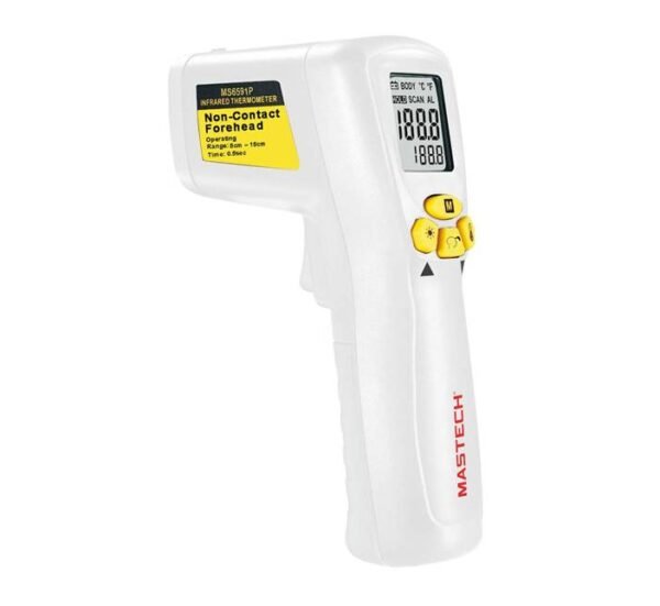 29063-A Термометър MS6591P, безконтактен, лазерен за тяло, 32°C до 42°C