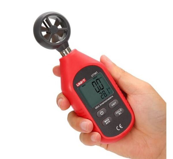 Цифров анемометър UT-363, измерване на скорост и температура на въздуха