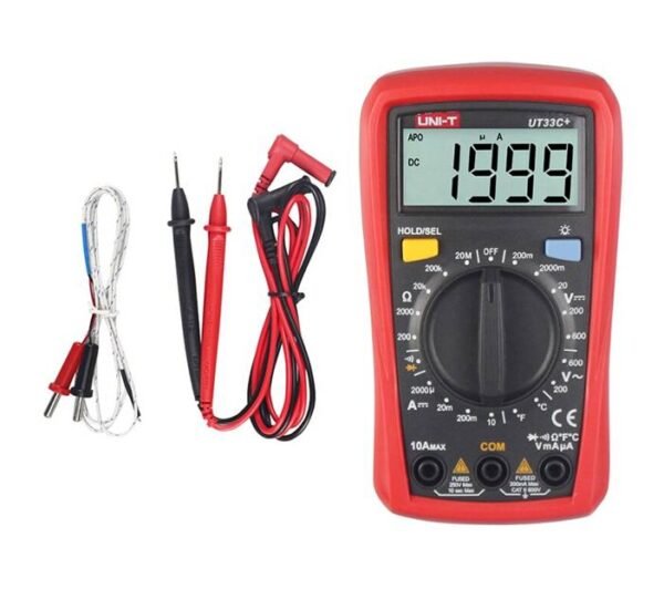 29259-B Мултицет UT-33C+, зумер, VAC, VDC, ADC, OHM, °C