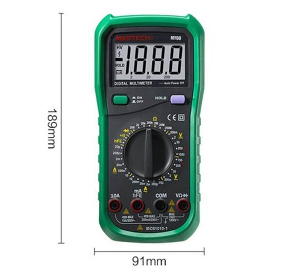 Мултицет със зумер MY60 VAC/VDC | AAC/ADC | OHM