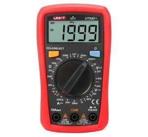 Мултицет със зумер UT-33D+ VAC/VDC | ADC | OHM | NCV