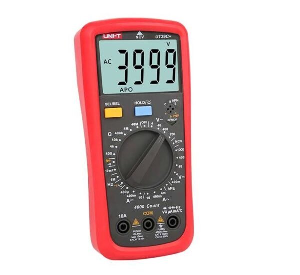 Мултицет със зумер UT-39C+ VAC/VDC | ADC/VDC | OHM | F | Hz | °C | NCV