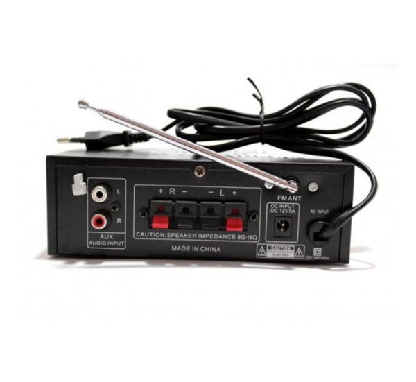 62003-B Домашен блутуут аудио усилвател AK-699BT, FM, SD, USB, BLT, 2x45W, 220VAC