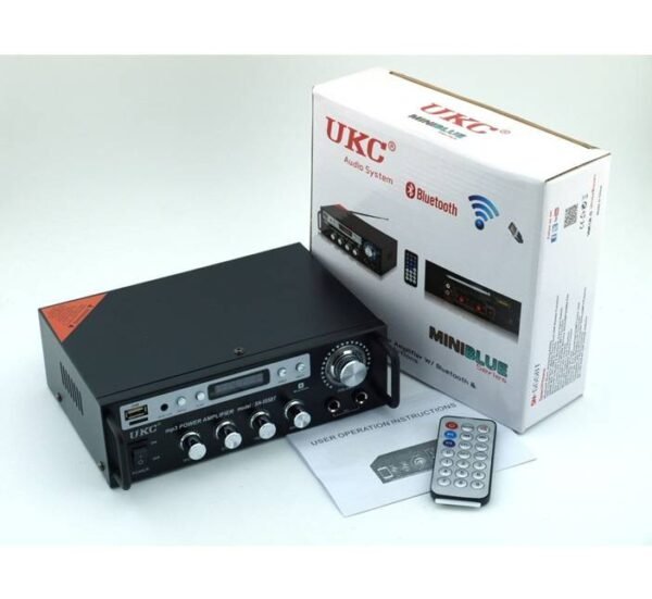 62005-B Караоке, блутуут, домашен, аудио усилвател SN-555BT, FM, SD, USB, BLT, 2x60W, 220V