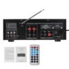 Караоке, блутуут, домашен, аудио усилвател AV-326BT, FM, SD, USB, BLT, 2x120W, 220VAC