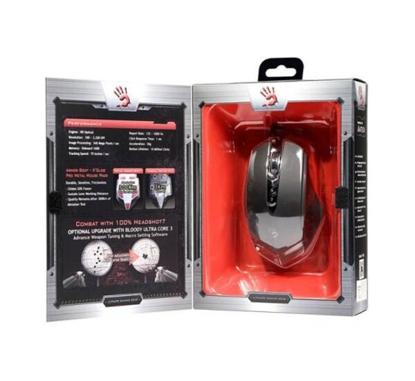 Оптична геймърска мишка светеща V8M USB DPI=3200
