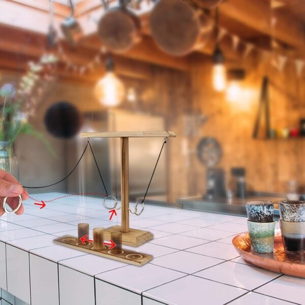 Игра с шотове и кукички – дървена