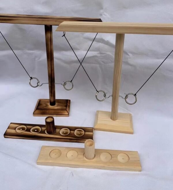 Игра с шотове и кукички – дървена