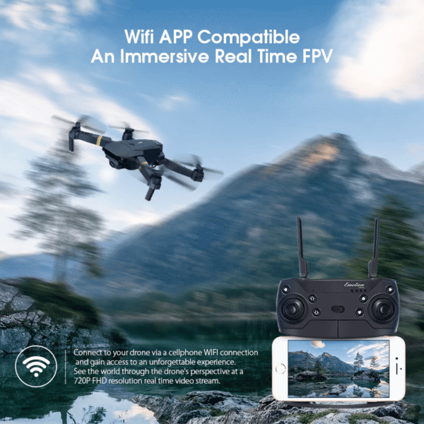 dron-998-pro4 Сгъваем дрон 998 Pro с HD камера, WIFI и приложение за телефона