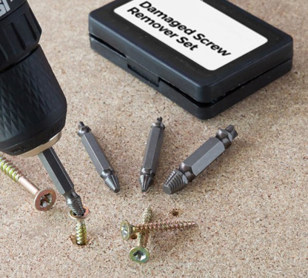 Комплект за отстраняване на пворедени винтове - комплект от 4 броя