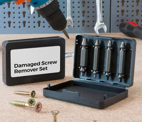 Комплект за отстраняване на пворедени винтове - комплект от 4 броя