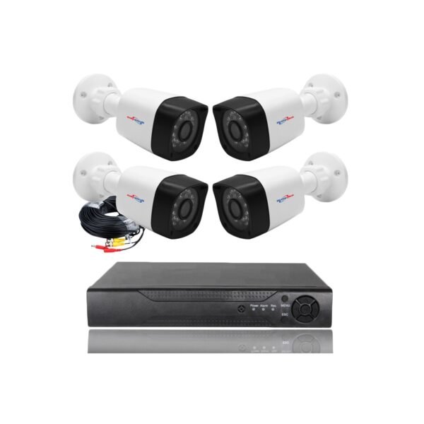 komplekt-za-videonablyudenie-s-4-kameri Комплект за видеонаблюдение с 4 HD камери и DVR, AHD, IR
