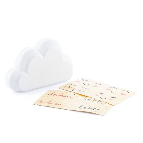 Нощна лампа за деца с проектор дъга и стикери, Claibow